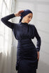 Ahla Lacivert Abiye